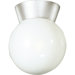 Cast Aluminum Incandescent Globe Ceiling Outdoor Lantern