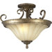 Le Jardin Semi Flush Mount or Pendant