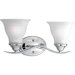 Trinity  Vanity Light in Polished Chrome