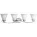 Trinity Vanity Light in Polished Chrome