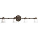 Renovations Vanity Light in Forged Bronze