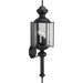 BrassGuard Hexagonal Wall Torch in Black