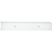 Channel Glass Four Light Bath Vanity in White