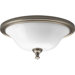 Victorian 2 Light Oval Flush Mount