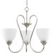 Heart 3 Light Chandelier