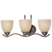 Triton Three Light Wall Lampin Sable Bronze