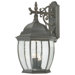 Covington Three Light Outdoor Down Wall Lantern in Painted Bronze