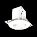 White baffle trim 50W R20 lamp with Housing