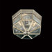 3 Light Beveled Bound Glass Flush Mount