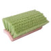 Bi-Level Scrub Brushes - 10" bi-level scrub brushflagged white polystyren