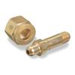 1/4" NPT X 2 1/2" Long Male Stainless Steel Regulator Nipple CGA 350