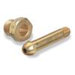 1/4" NPT X 3" Long Male Stainless Steel Regulator Nipple CGA 500/510/580/590