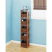 Cocoa Five Tier CD/DVD Multimedia Storage Rack