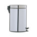 Round Step-On Trash Can in Stainless Steel (0.75 Gal)