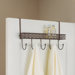 Neu Home Morocco Overdoor Organizing Hooks with Tray
