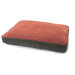 Gusset Floor Pillow Dog Bed in Rust / Chocolate