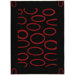 Soho Black/Red Rug