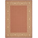 Courtyard Rust/Sand Geometric Rug