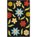 Blossom Black/Multi Floral Rug
