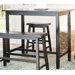 Paisley Pub Table in Dark Espresso (Set of 4)