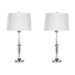 1 Light Cylinder Glass Table Lamp (Set of 2)