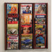 Twelve Pocket Acrylic and Oak Wall Display