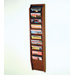Ten Pocket Wall Mount Magazine Rack