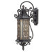 Forsyth Outdoor Wall Lantern in Como Black/Gold