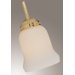 5.5" x 4.88" Ceiling Fan Light Glass Shade in Cream