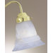 4.63" x 5.5" Ceiling Fan Light Glass Shade in Light Steel Blue