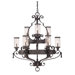 Highlands 9 Light Chandelier