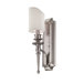 Bishop One Light Wall Sconce in Brushed Pewter