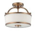 Hagen 2 Light Semi Flush Mount