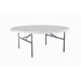 72" Round Commercial Grade Table in White