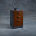 Via Three Drawer Pedestal in Classic Cherry