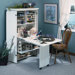 Harbor View Craft Armoire in Distressed Antiqued White