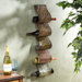 Blitz Sculpture 5 Bottle Wall Mounted Wine Rack