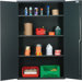 48" Wide Welded Storage Cabinet with Flush Doors