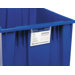 Label Holder for Stack and Nest Totes and Cross Stack Tubs
