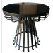 Metal Iron Base Flat Side Table