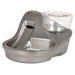 UV Light Infinity Waterer I Cat Fountain in Metallic Pewter
