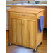 Kitchen Cart with Butcher Block Top