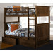 Nantucket Bunk Bed with Flat Panel Drawers