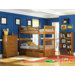 Columbia Bunk Bed with Raised Panel Drawers