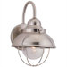 Sebring Outdoor Wall Lantern in Brushed Stainless