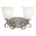  Fluorescent Vanity Light in Antique Brushed Nickel - Energy Star