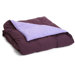 Down Alternative Reversible Comforter in Plum/Lavender