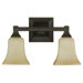 American Foursquare Two Light Bath Vanity