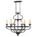 King's Table 6 Light Chandelier