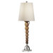Cayley One Light Table Lamp in Polished Nickel